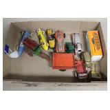 ASSORTED CAST & PLASTIC TOYS