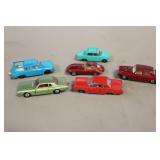 ASSORTED MATCHBOX CARS W/ HITCHES