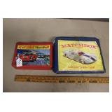 TWO MATCHBOX CASES W/ MATCHBOX CARS