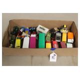 FLAT OF ASSORTED TOYS INCL. ERTL, MATCHBOX, ETC