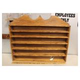 WOODEN DISPLAY SHELF 36" X 3" X 31"