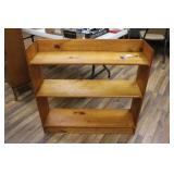 WOODEN BOOKCASE 32" X 32" X 9"