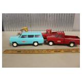 FLAT OF ASSORTED TONKA TRUCKS
