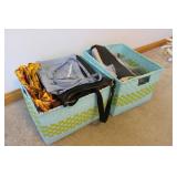 (2) STORAGE BINS W/ WOMEN