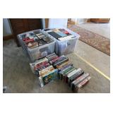 LARGE VHS TAPE COLLECTION & SOME CD
