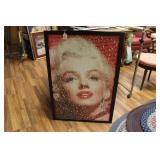 FRAMED MARILYN MONROE POSTER