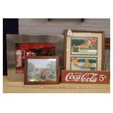 ASSORTED COCA-COLA WALL ART