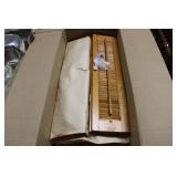 FOUR PAIRS OF 27" WOODEN SHUTTERS