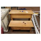 WOODEN STEP STOOL