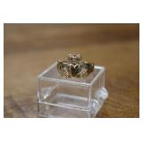 CLADDAGH RING (APPEARS TO BE MARKED 585)