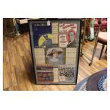 FRAMED SHEET MUSIC COVER PAGES