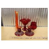 GLASSWARE COLLECTION INCL. FENTON
