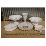 MILK GLASS COLLECTION INCL. FENTON