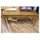 ETHAN ALLEN SOLID MAPLE SOFA TABLE