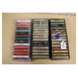 (3) TRAYS OF CASSETTES INCL. LOTS OF CHRISTMAS