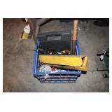 MILK CRATE W/ SOLDERING TOOLS & MORE