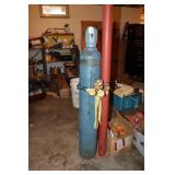 OXYGEN BOTTLE W/ OXYGEN & REGULATOR