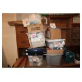 ASSORTED LIGHT BULBS & RECEPTICALS