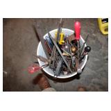 5 GAL. BUCKET OF ASSORTED TOOLS