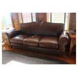 THOMASVILLE LEATHER COUCH