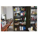 CONTENTS OF CABINET - AUTOMOTIVE FLUIDS & MORE