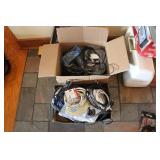 (2) BOXES OF ASSORTED CABLES & CORDS