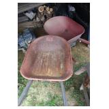 (2) WHEELBARROWS