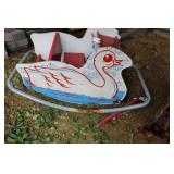 VINTAGE ROCKING SWAN