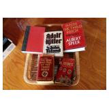 TRAY W/ N A Z I BOOKS