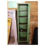 ANTIQUE CABINET W/ CONTENTS