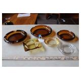 GLASS ASHTRAYS