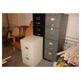 (3) FILING CABINETS