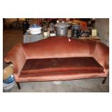 PINK FABRIC COUCH