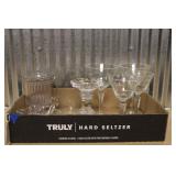 ASSORTED GLASSWARE