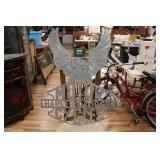 METAL HARLEY DAVIDSON MOTORCYCLES SIGN