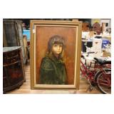 GIRL PORTRAIT CANVAS ARTWORK