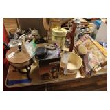 VTG KITCHENWARE, CLEAVER, BOWL ETC.