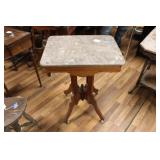 ANTIQUE MARBLE TOP TABLE