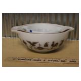 3PC. PYREX EARLY AMERICAN CINDERELLA MIXING BOWLS