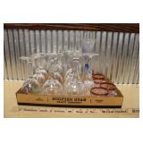 ASSORTED DRINKING GLASSES