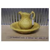CALIF. USA POTTERY PITCHER & BASIN