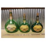 (3) MATEUS ALCOHOL BOTTLES