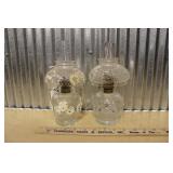 (2) MINIATURE OIL LAMPS
