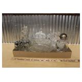 LOT OF ASSORTED GLASSWARE