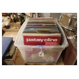 TOTE OF ASSORTED RECORDS