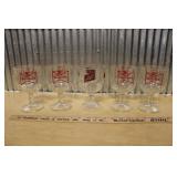 BUDWEISER & SCHLITZ DRINKING GLASSES
