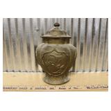 VINTAGE CHINESE BRASS URN