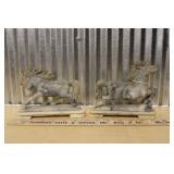 CARVED SOAP STONE WILD HORSES