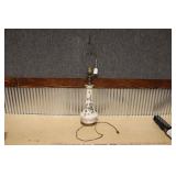 FLORAL TABLE LAMP - 31 1/2" TALL