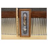 S.PERRY RUFUS 1994 NATIVE AMERICAN FEATHER ART